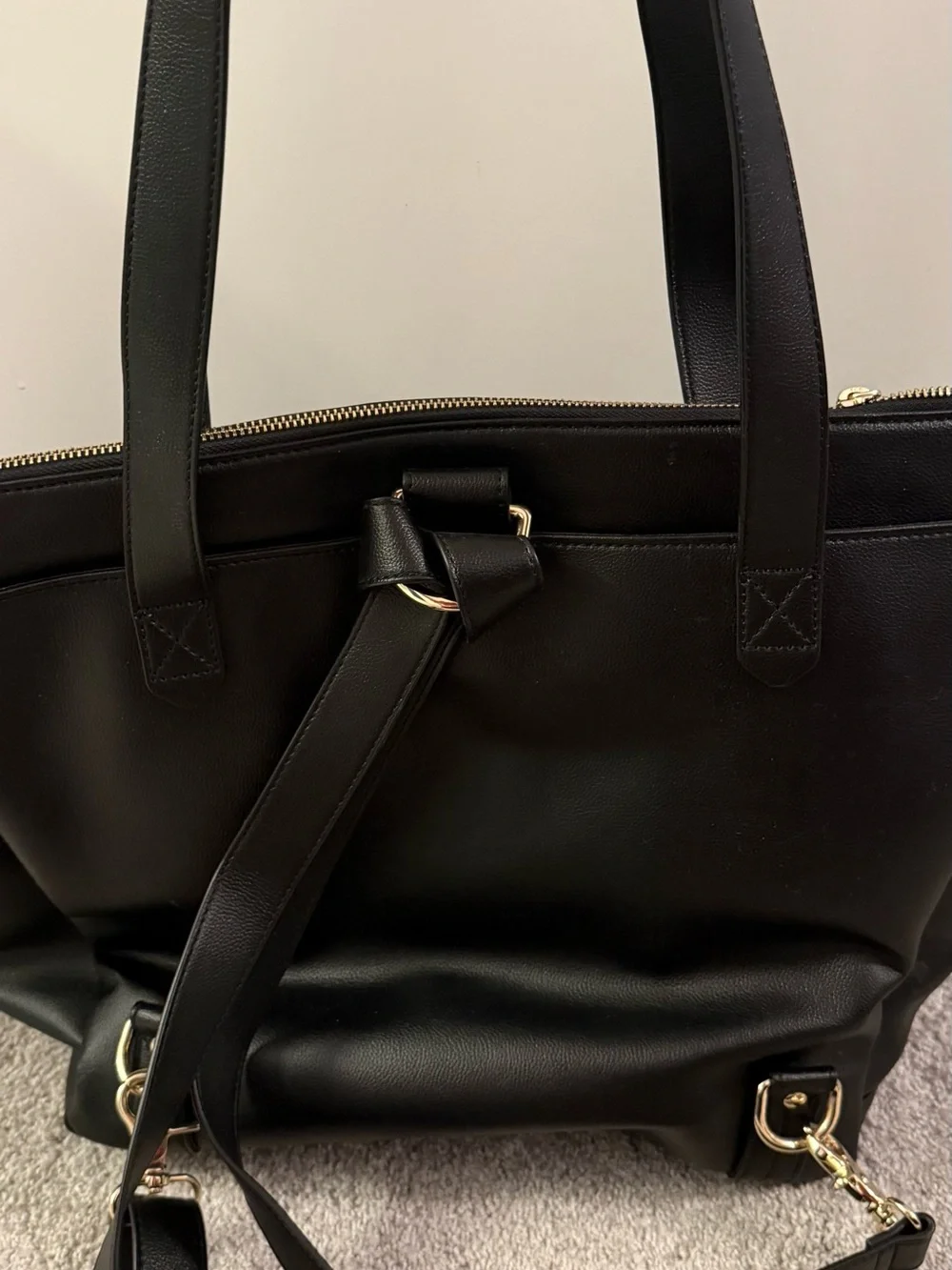 Elkie & Co Black Diaper Bag